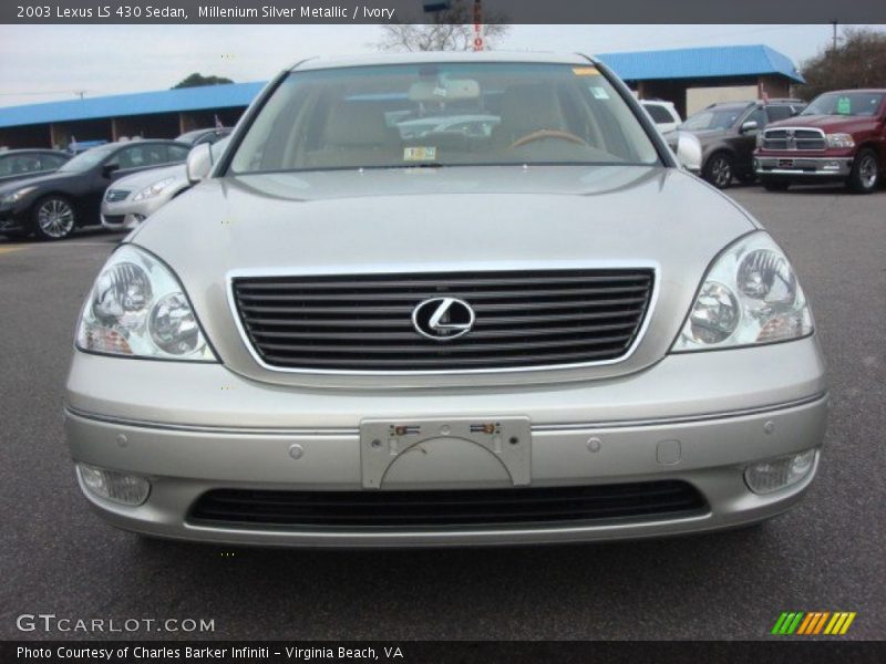 Millenium Silver Metallic / Ivory 2003 Lexus LS 430 Sedan