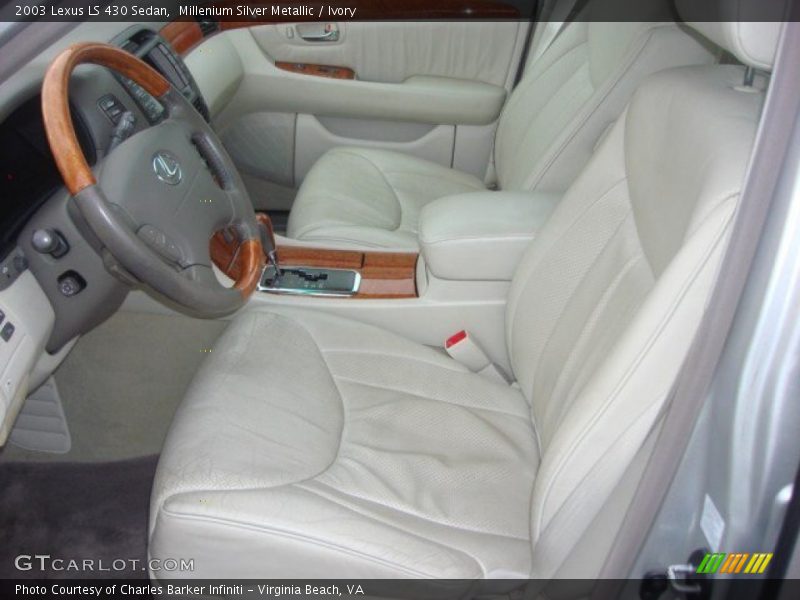 Millenium Silver Metallic / Ivory 2003 Lexus LS 430 Sedan