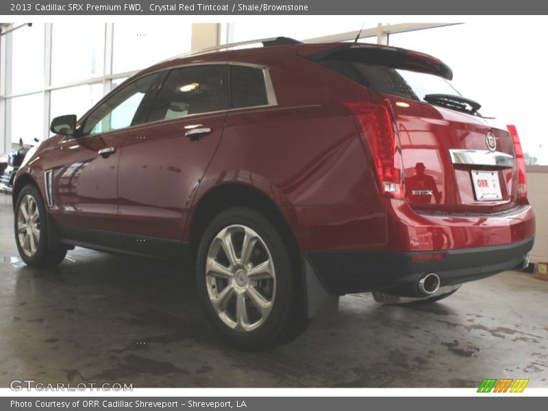 Crystal Red Tintcoat / Shale/Brownstone 2013 Cadillac SRX Premium FWD