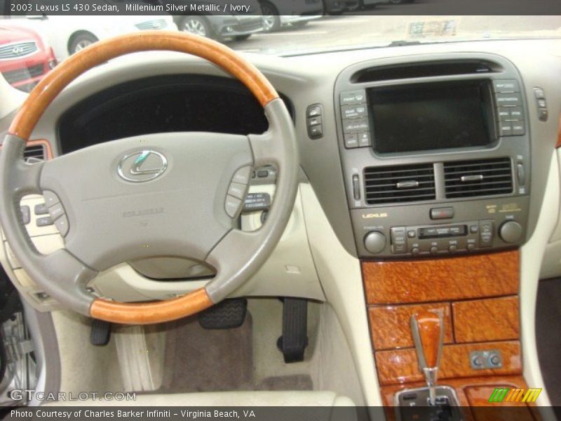 Millenium Silver Metallic / Ivory 2003 Lexus LS 430 Sedan
