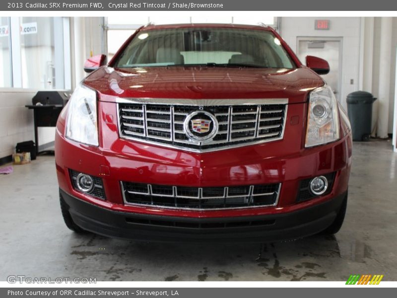 Crystal Red Tintcoat / Shale/Brownstone 2013 Cadillac SRX Premium FWD