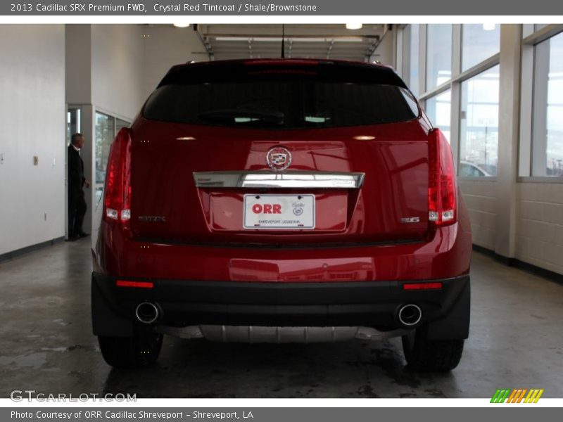 Crystal Red Tintcoat / Shale/Brownstone 2013 Cadillac SRX Premium FWD