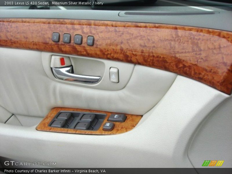Millenium Silver Metallic / Ivory 2003 Lexus LS 430 Sedan