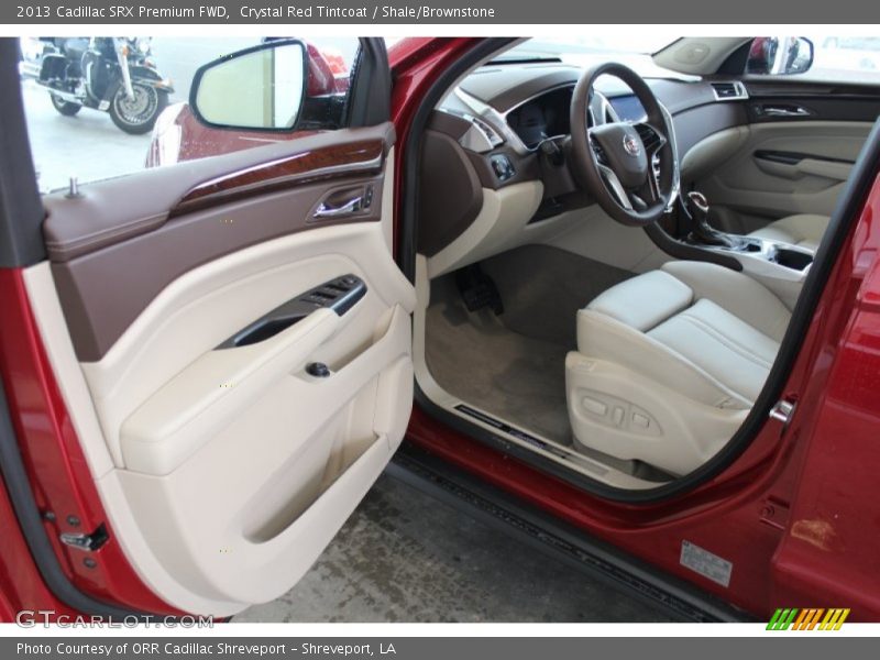 Crystal Red Tintcoat / Shale/Brownstone 2013 Cadillac SRX Premium FWD
