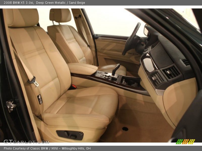 Deep Green Metallic / Sand Beige 2008 BMW X5 3.0si