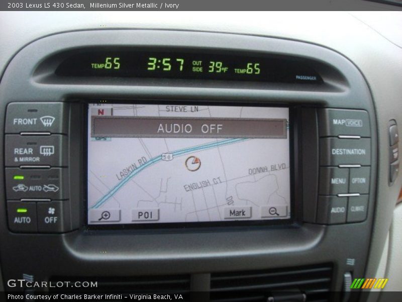 Millenium Silver Metallic / Ivory 2003 Lexus LS 430 Sedan