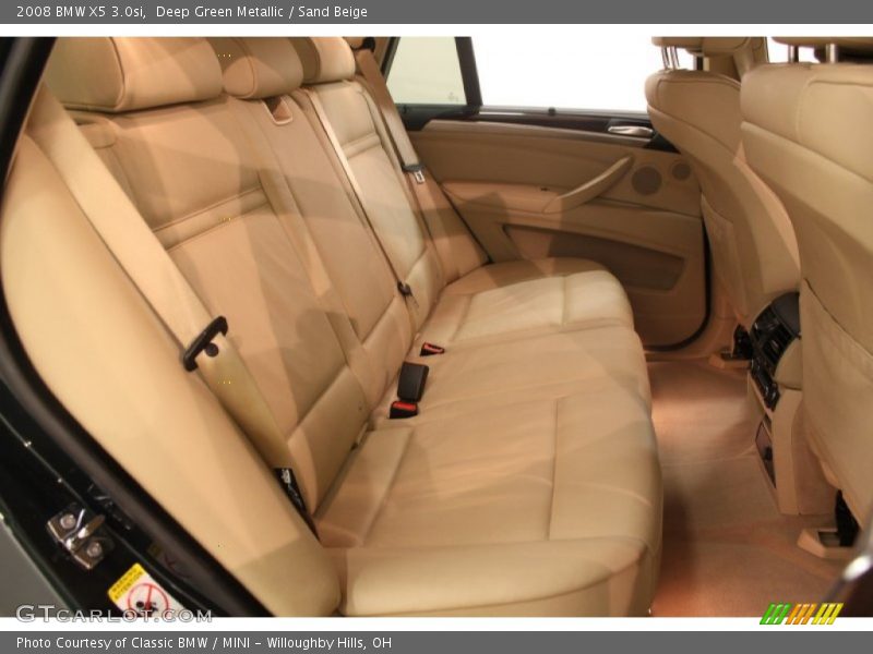 Deep Green Metallic / Sand Beige 2008 BMW X5 3.0si