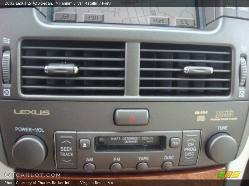 Millenium Silver Metallic / Ivory 2003 Lexus LS 430 Sedan