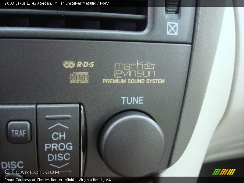 Millenium Silver Metallic / Ivory 2003 Lexus LS 430 Sedan