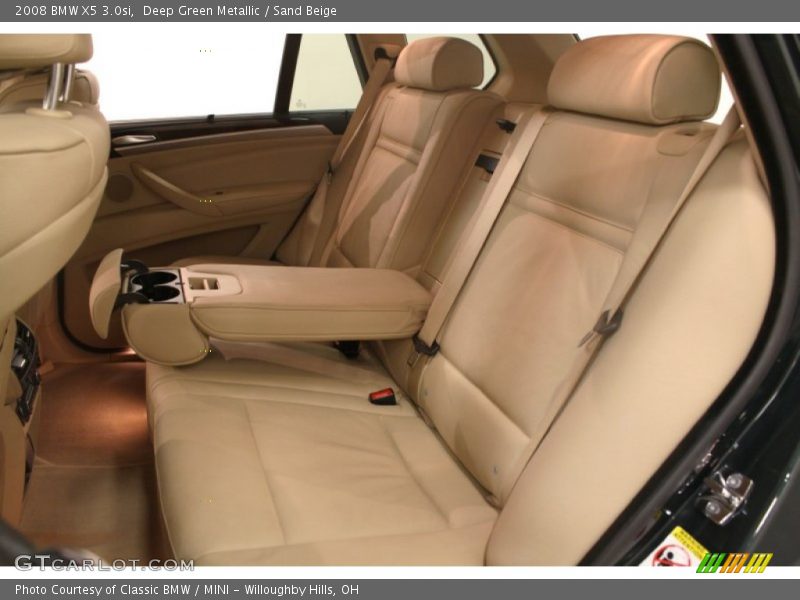 Deep Green Metallic / Sand Beige 2008 BMW X5 3.0si