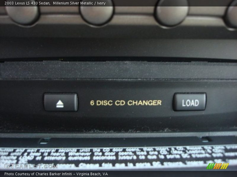 Millenium Silver Metallic / Ivory 2003 Lexus LS 430 Sedan