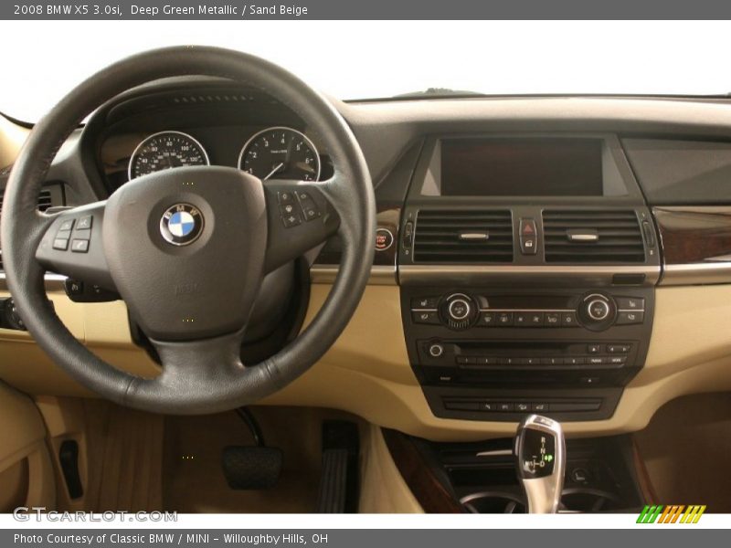 Deep Green Metallic / Sand Beige 2008 BMW X5 3.0si