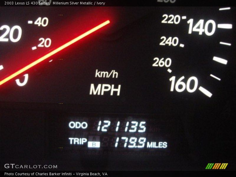 Millenium Silver Metallic / Ivory 2003 Lexus LS 430 Sedan