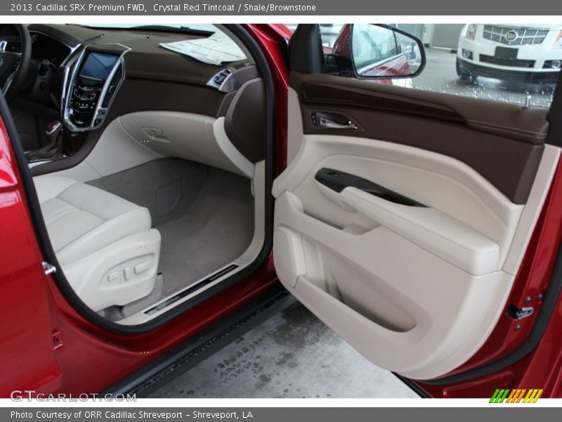 Crystal Red Tintcoat / Shale/Brownstone 2013 Cadillac SRX Premium FWD