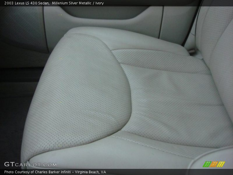 Millenium Silver Metallic / Ivory 2003 Lexus LS 430 Sedan