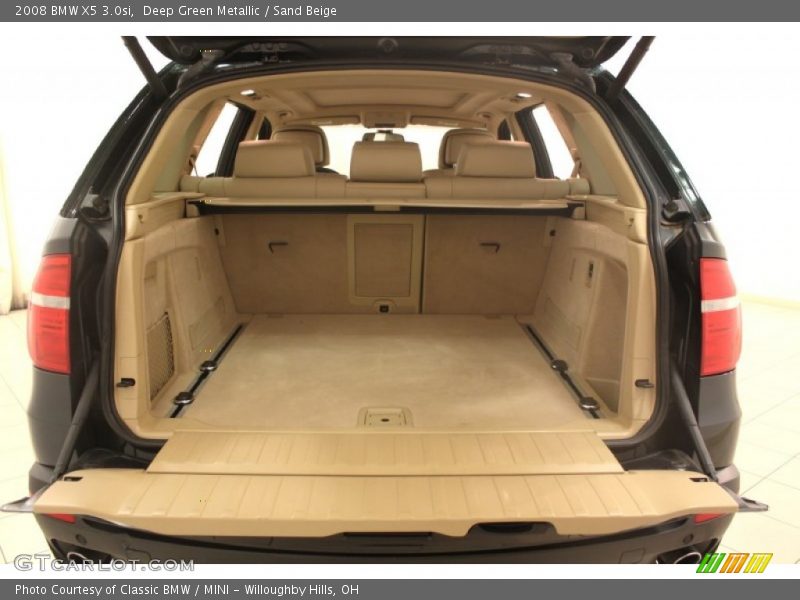 Deep Green Metallic / Sand Beige 2008 BMW X5 3.0si