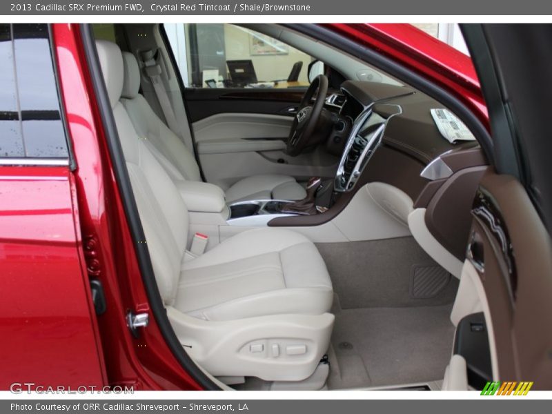 Crystal Red Tintcoat / Shale/Brownstone 2013 Cadillac SRX Premium FWD