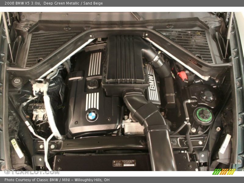 Deep Green Metallic / Sand Beige 2008 BMW X5 3.0si