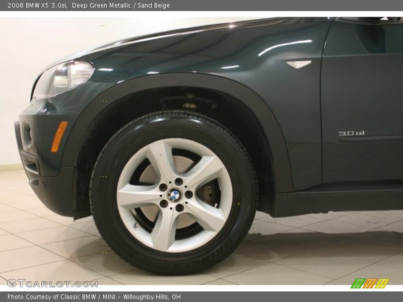 Deep Green Metallic / Sand Beige 2008 BMW X5 3.0si