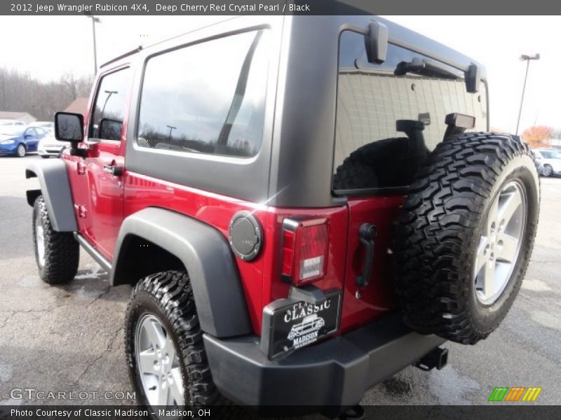 Deep Cherry Red Crystal Pearl / Black 2012 Jeep Wrangler Rubicon 4X4
