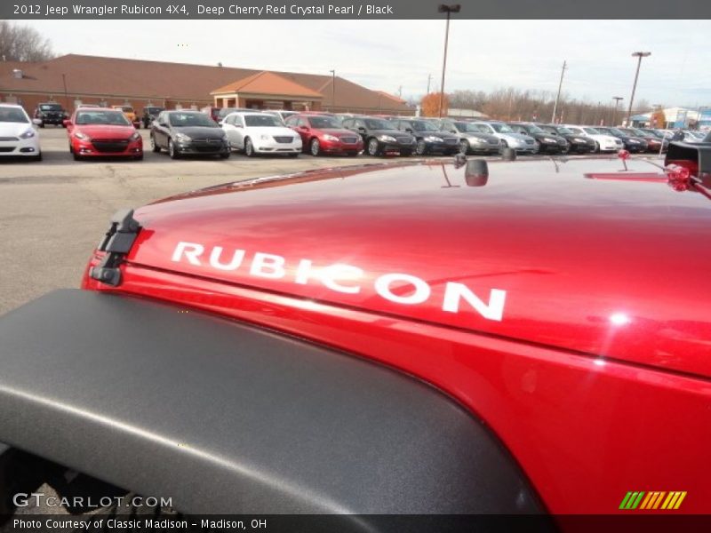 Deep Cherry Red Crystal Pearl / Black 2012 Jeep Wrangler Rubicon 4X4