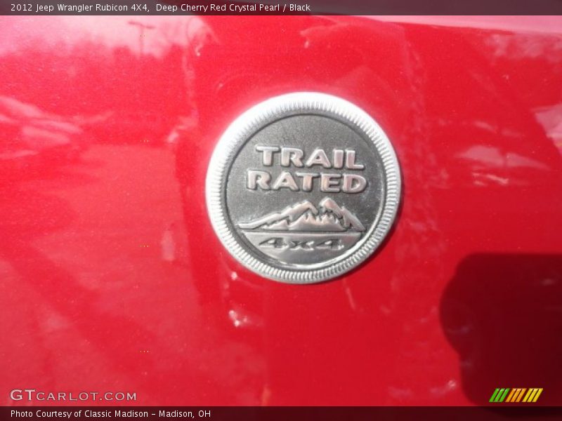 Deep Cherry Red Crystal Pearl / Black 2012 Jeep Wrangler Rubicon 4X4