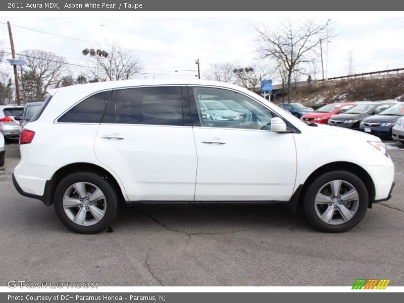 Aspen White Pearl / Taupe 2011 Acura MDX