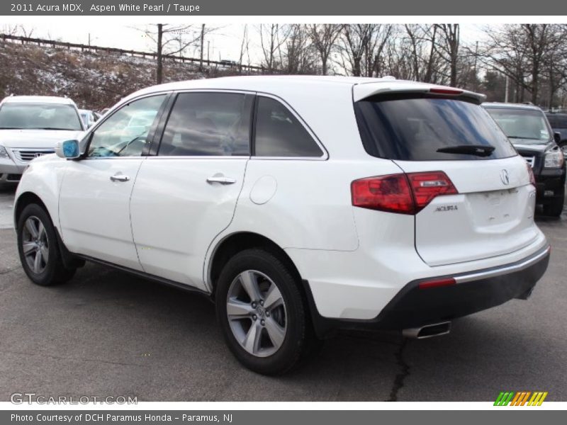Aspen White Pearl / Taupe 2011 Acura MDX