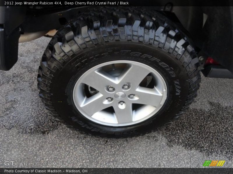 Deep Cherry Red Crystal Pearl / Black 2012 Jeep Wrangler Rubicon 4X4