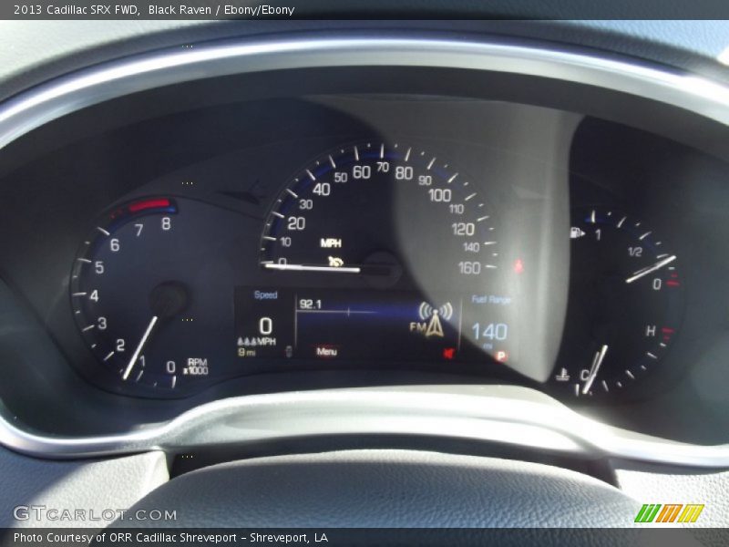 Black Raven / Ebony/Ebony 2013 Cadillac SRX FWD