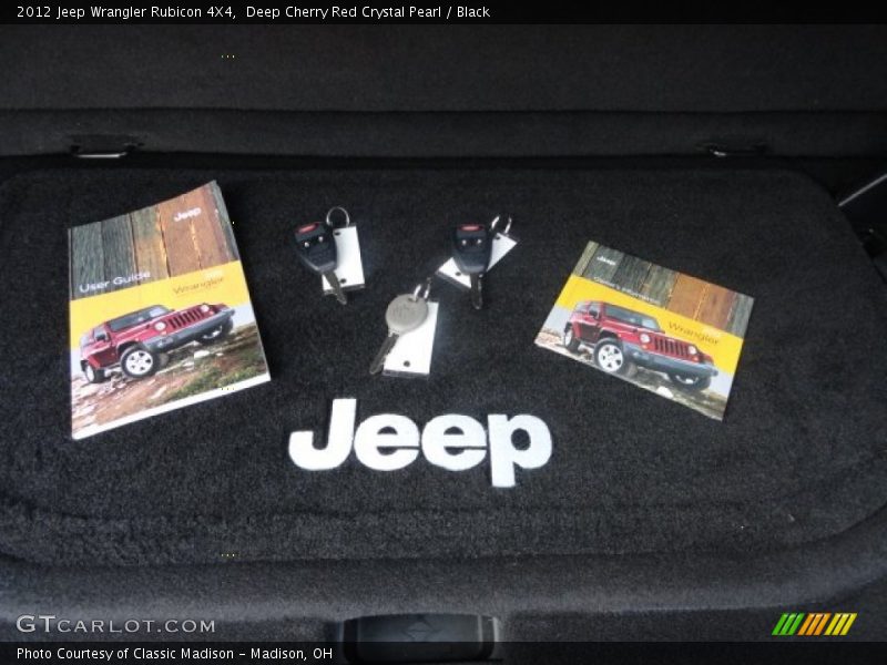 Deep Cherry Red Crystal Pearl / Black 2012 Jeep Wrangler Rubicon 4X4