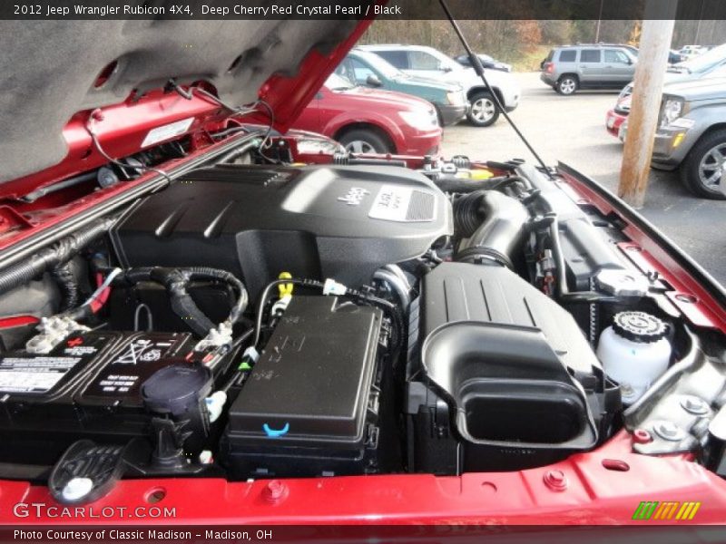 Deep Cherry Red Crystal Pearl / Black 2012 Jeep Wrangler Rubicon 4X4