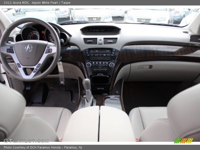 Aspen White Pearl / Taupe 2011 Acura MDX