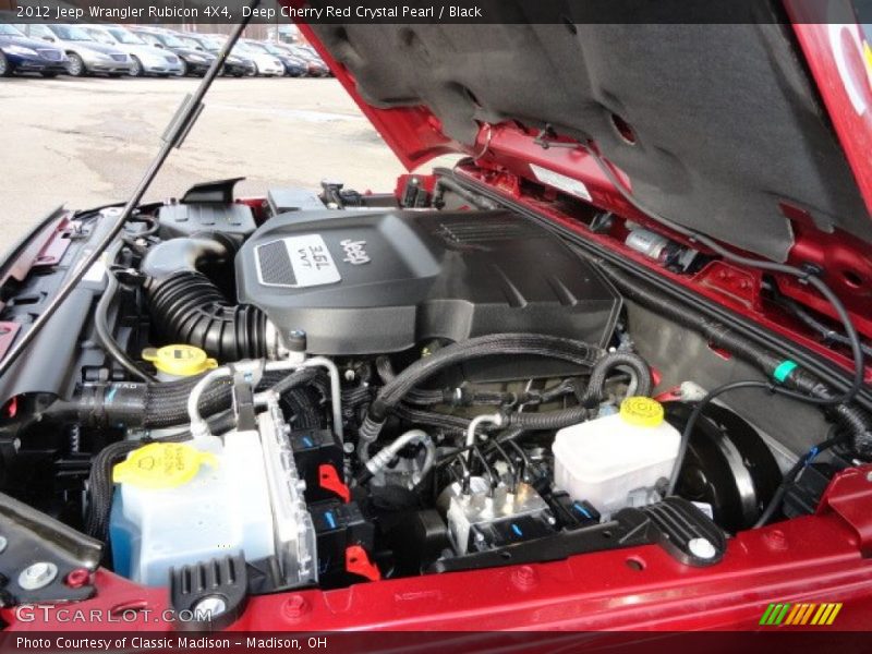 Deep Cherry Red Crystal Pearl / Black 2012 Jeep Wrangler Rubicon 4X4