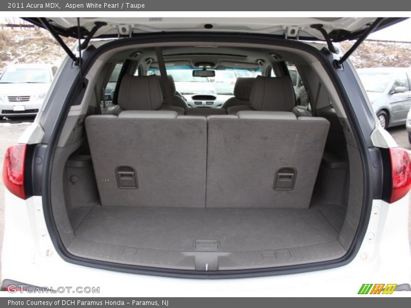 Aspen White Pearl / Taupe 2011 Acura MDX