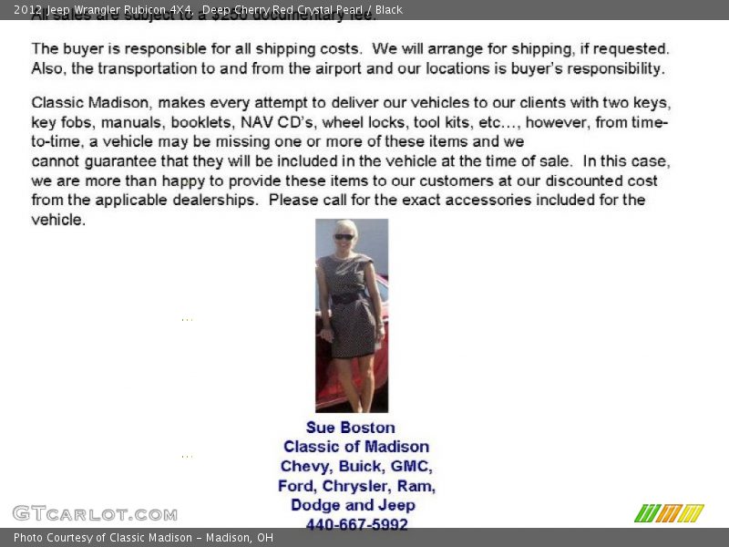 Deep Cherry Red Crystal Pearl / Black 2012 Jeep Wrangler Rubicon 4X4