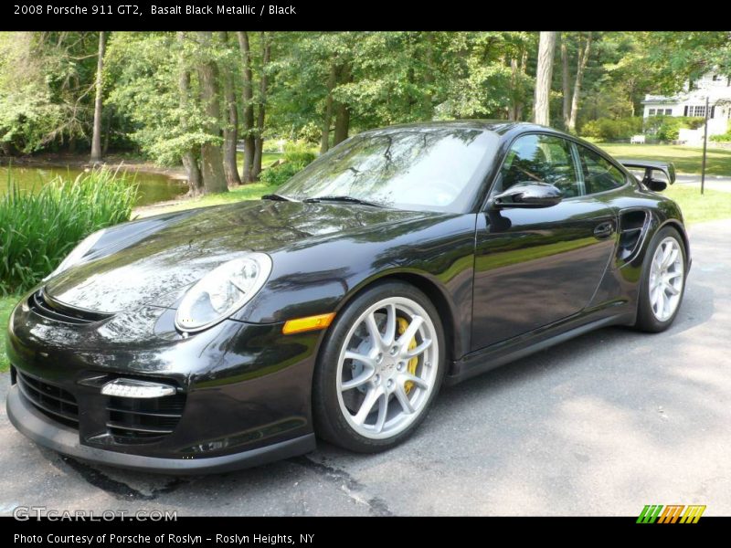 Basalt Black Metallic / Black 2008 Porsche 911 GT2