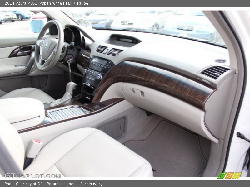 Aspen White Pearl / Taupe 2011 Acura MDX