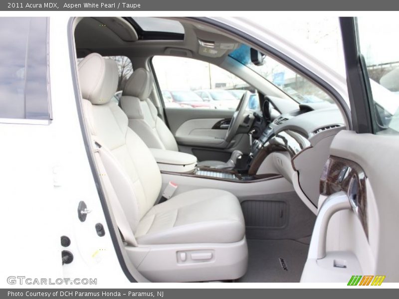 Aspen White Pearl / Taupe 2011 Acura MDX