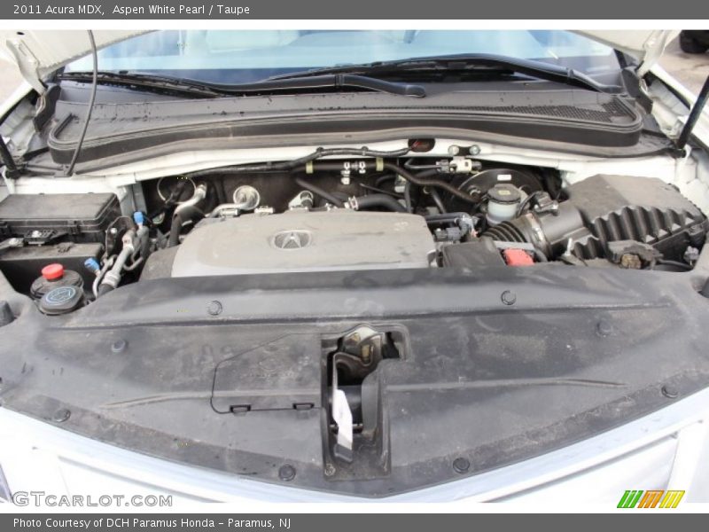 Aspen White Pearl / Taupe 2011 Acura MDX