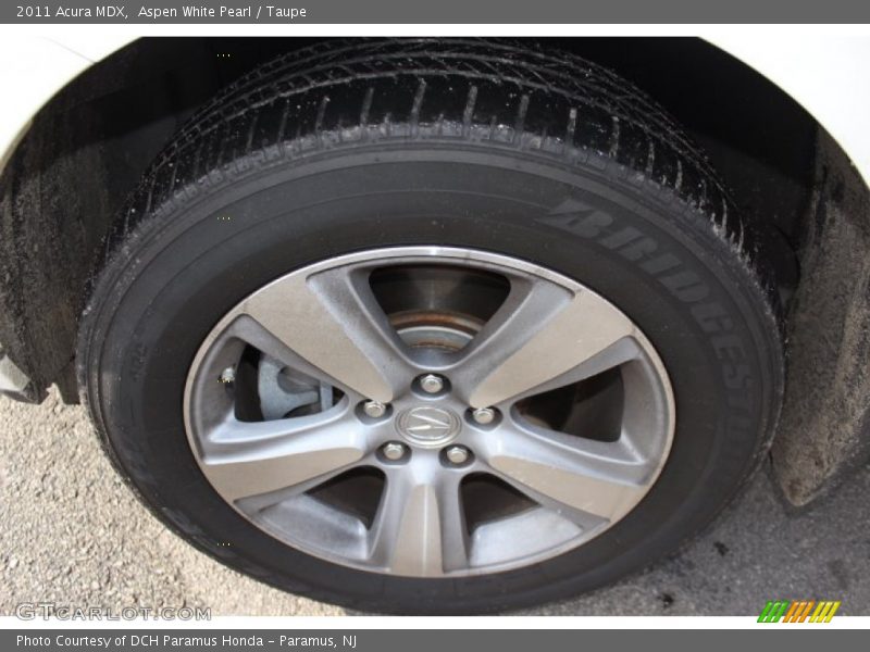 Aspen White Pearl / Taupe 2011 Acura MDX