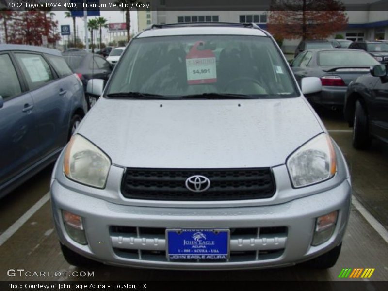 Titanium Metallic / Gray 2002 Toyota RAV4 4WD