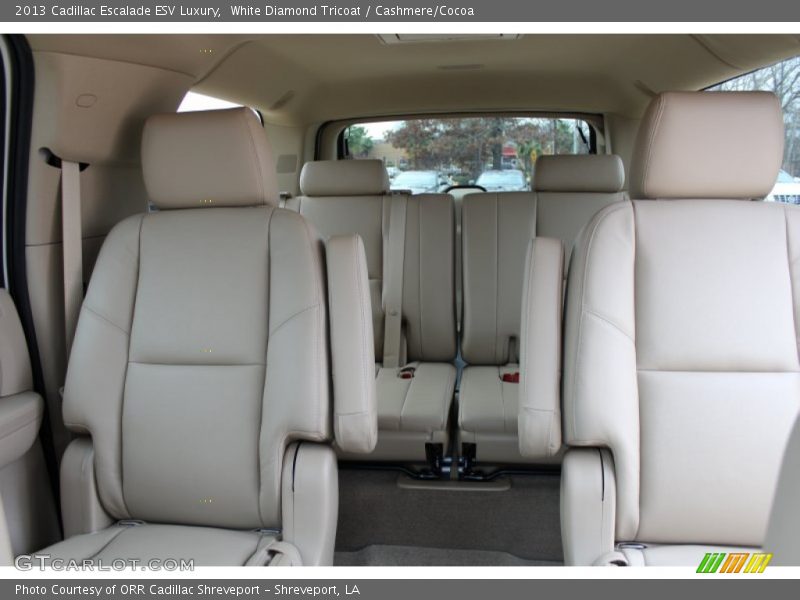 White Diamond Tricoat / Cashmere/Cocoa 2013 Cadillac Escalade ESV Luxury