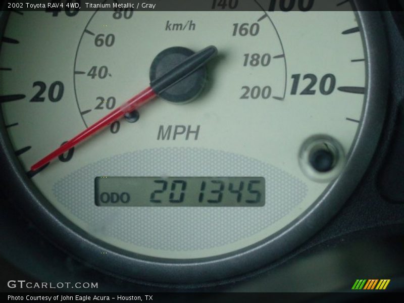 Titanium Metallic / Gray 2002 Toyota RAV4 4WD