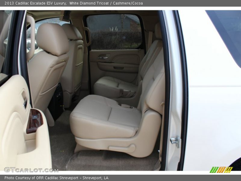 White Diamond Tricoat / Cashmere/Cocoa 2013 Cadillac Escalade ESV Luxury