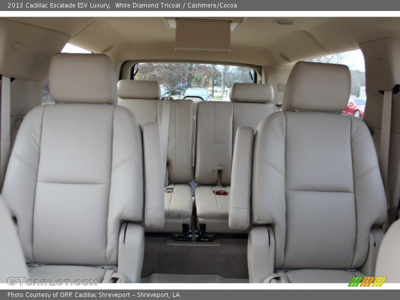 White Diamond Tricoat / Cashmere/Cocoa 2013 Cadillac Escalade ESV Luxury