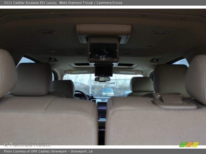 White Diamond Tricoat / Cashmere/Cocoa 2013 Cadillac Escalade ESV Luxury