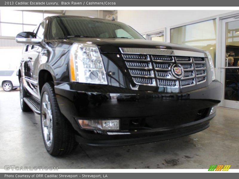 Black Raven / Cashmere/Cocoa 2013 Cadillac Escalade Luxury