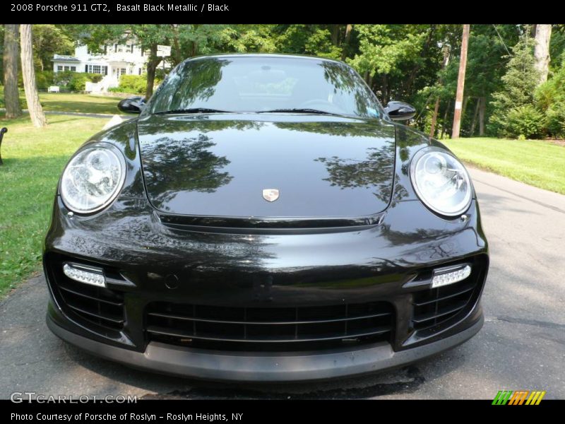 Basalt Black Metallic / Black 2008 Porsche 911 GT2