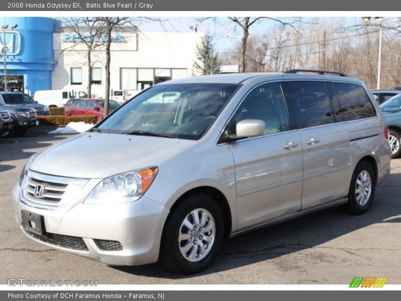 Baltic Blue Pearl / Gray 2008 Honda Odyssey EX